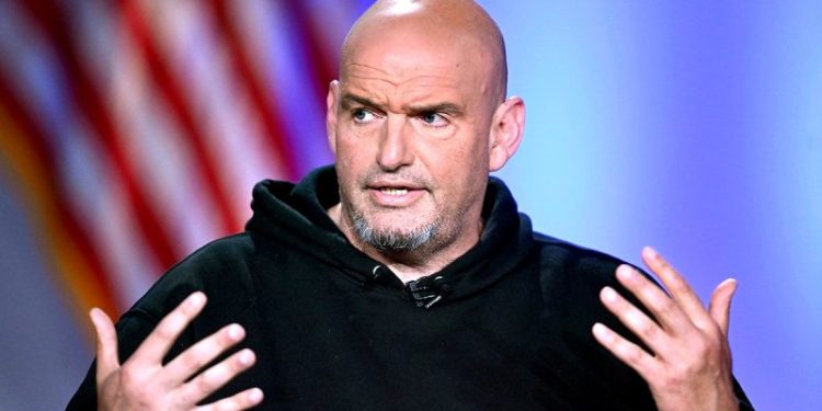Fetterman hospitalized after fall near home in Pennsylvania