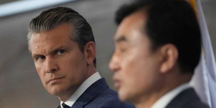 Hegseth applauds South Korea’s plan to take larger role in defense against North Korean aggression